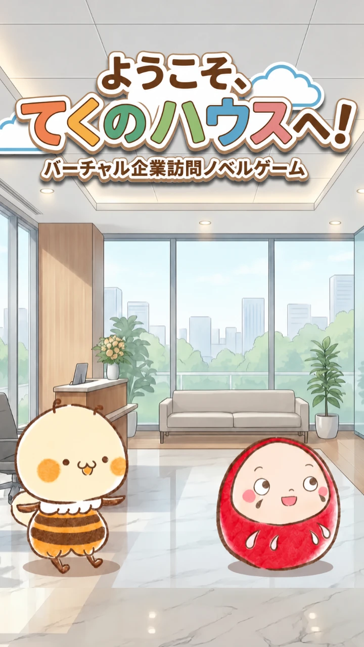 「ようこそ、MAKINOへ！」タイトル画面